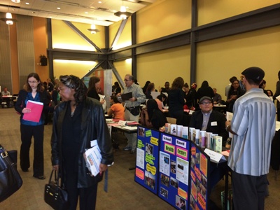 Masters of Social Work students seek internship opportunities at CSUEB’s annual MSW Field Fair.